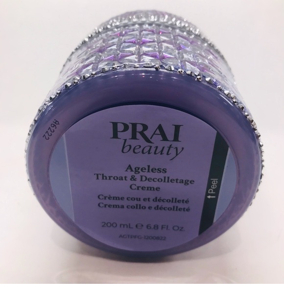 PRAI Beauty Ageless Throat & Decolletage Creme Cream/Rhinestone Jar 6.8oz SEALED - Picture 2 of 7